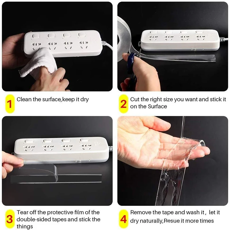Nano Double-sided Adhesive Tap - Home Bathroom Design recension och pris