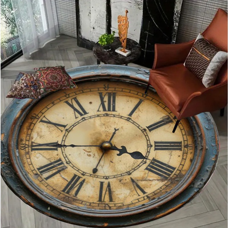 Vintage Clock Design Round Car - Home Toilet Bathroom Design recension och pris
