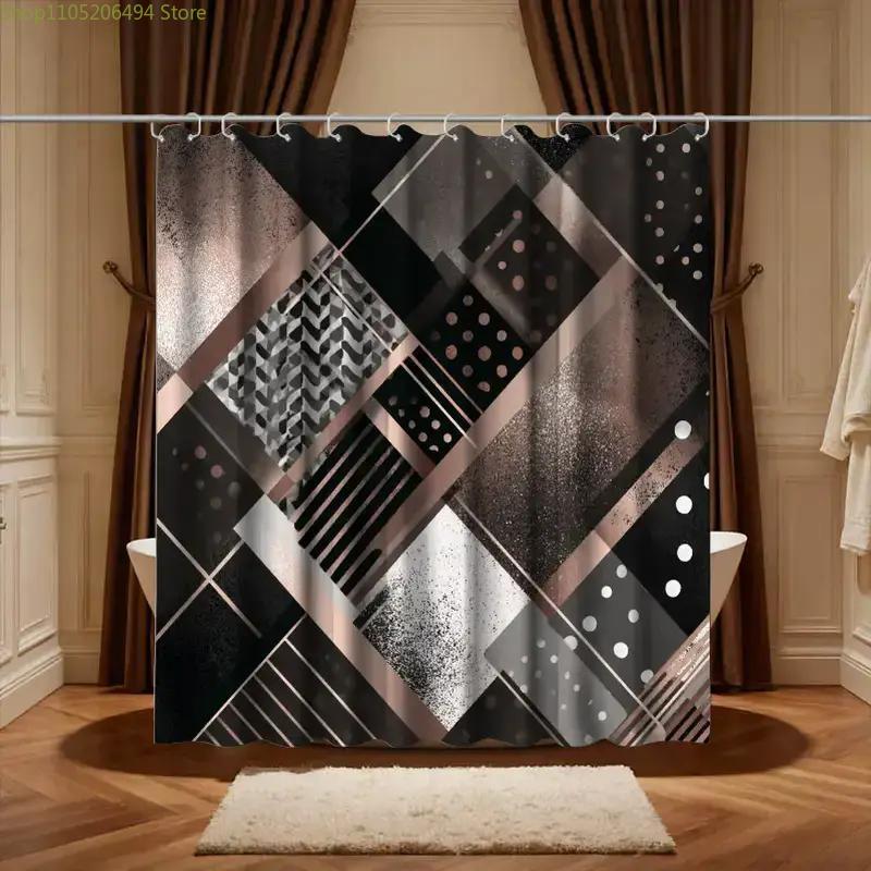 Modern Geometric Abstract Show - Home Bathroom Ideas recension och pris