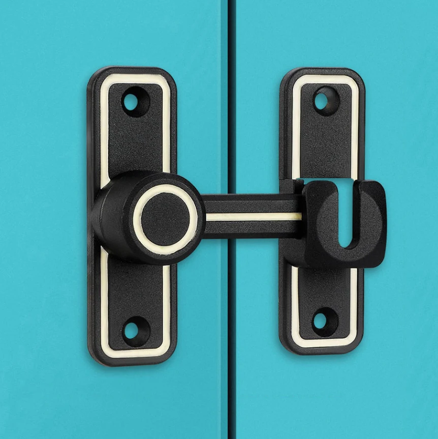 Black Luminous Barn Door Latch - Home Hardware Bathroom Accessories recension och pris