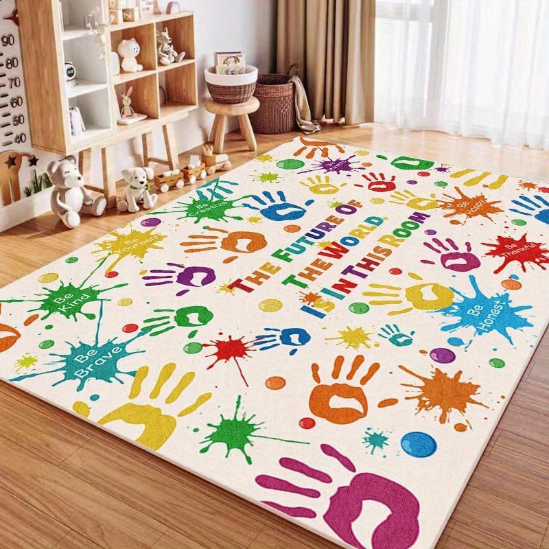 Colorful Handprint Inspiration - Home Bathroom Quotes recension och pris