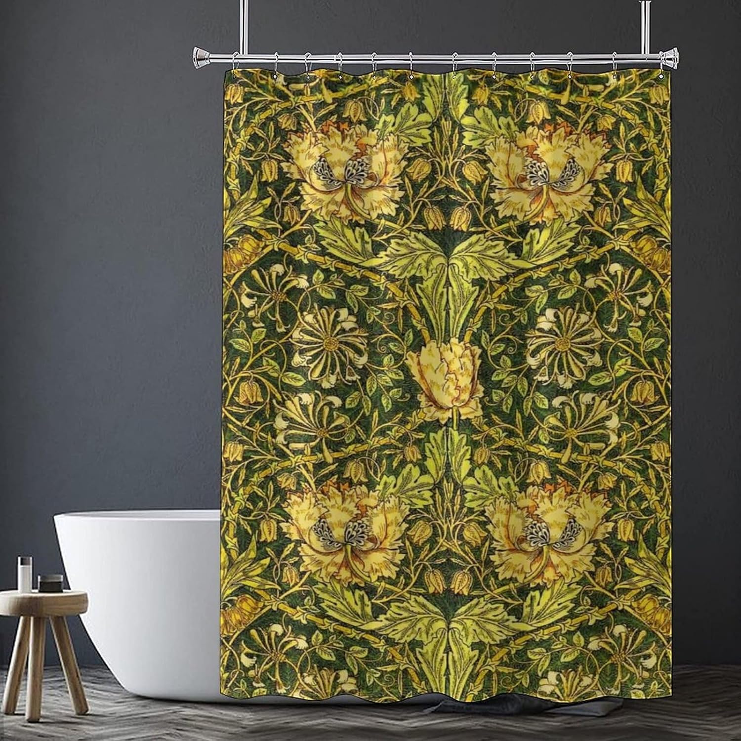 Waterproof Botanical Shower Cu - Home Bathroom Ideas recension och pris