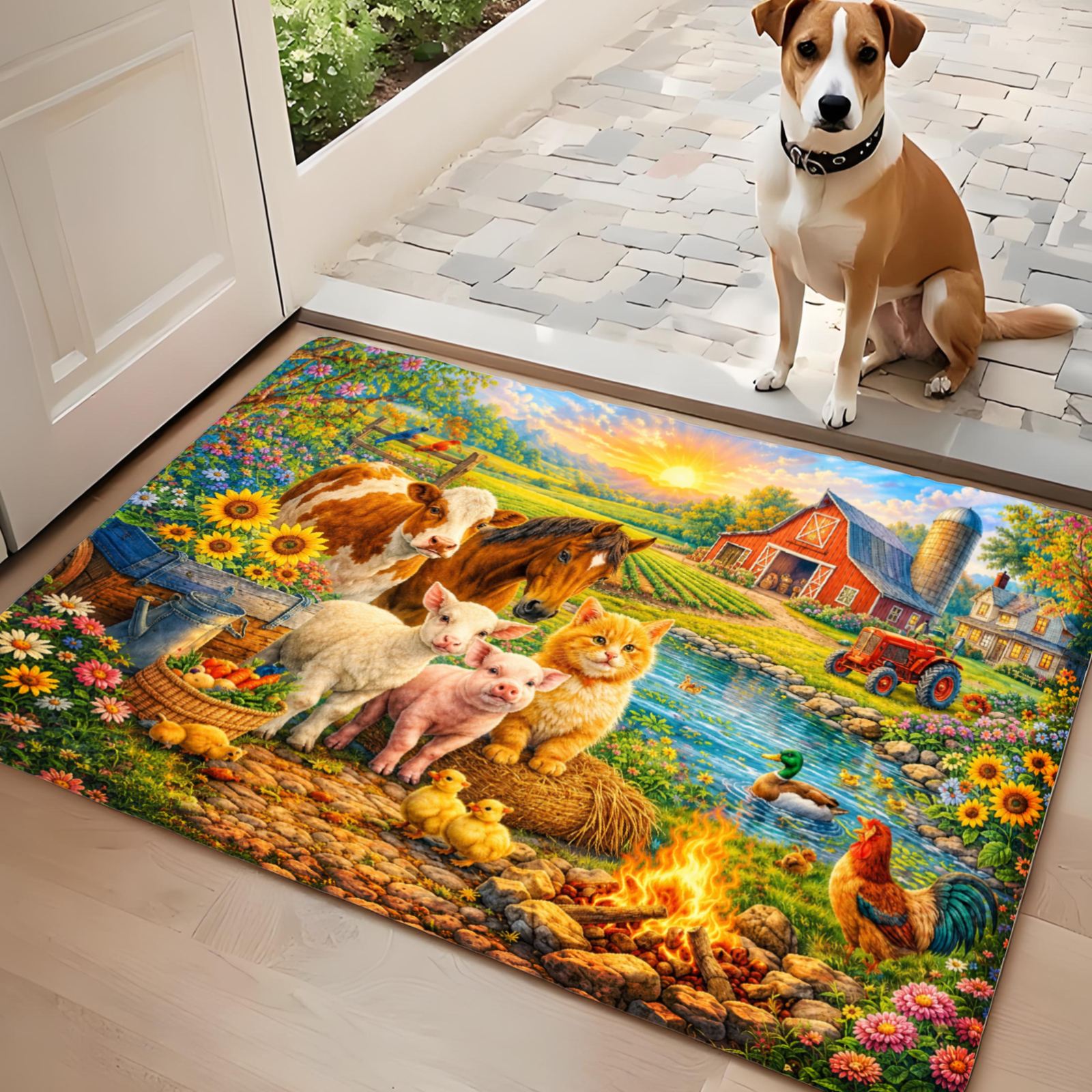 3PCS Kitchen Rugs,Home Decorat - Home Bathroom Scene recension och pris