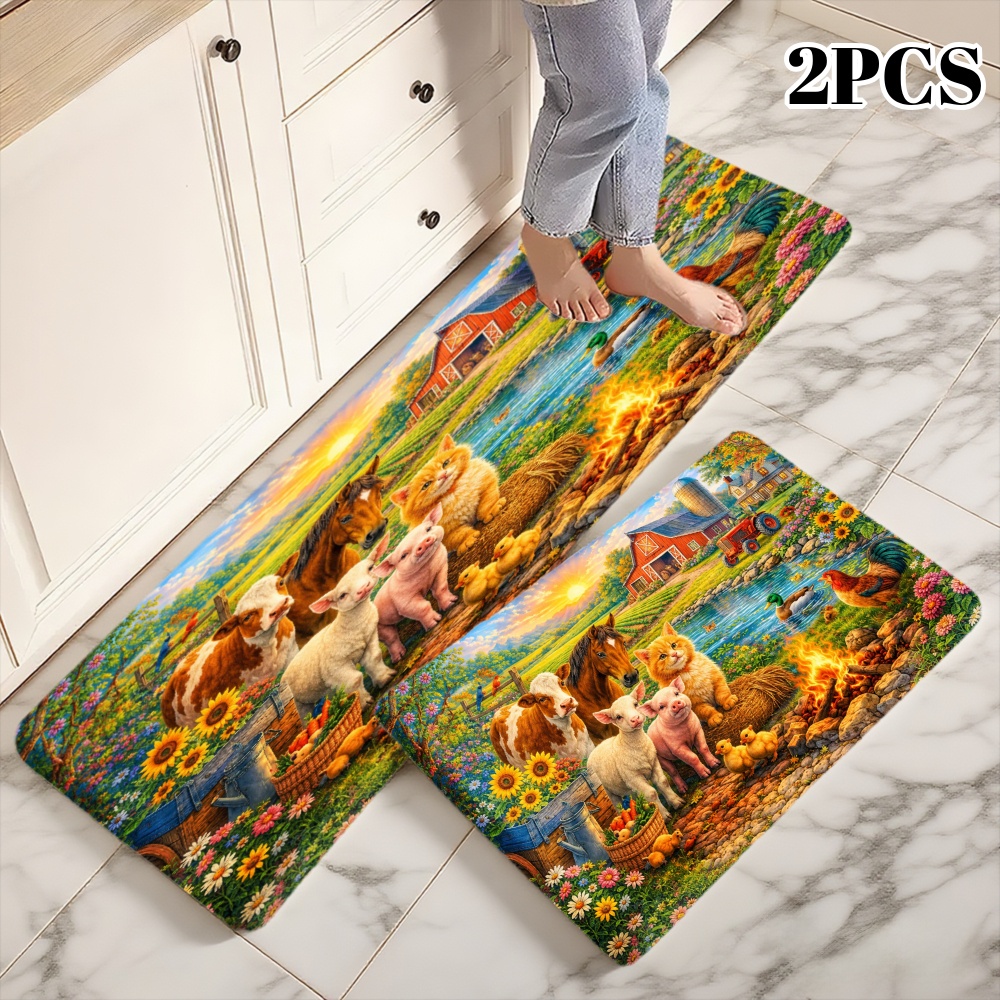 3PCS Kitchen Rugs,Home Decorat - Home Bathroom Scene recension och pris