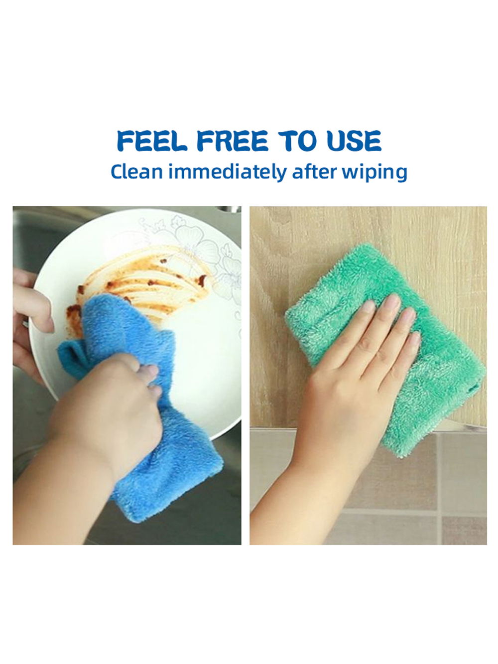 4pcs Small Hand Towels for Kit - Home Bathroom Cleaning recension och pris