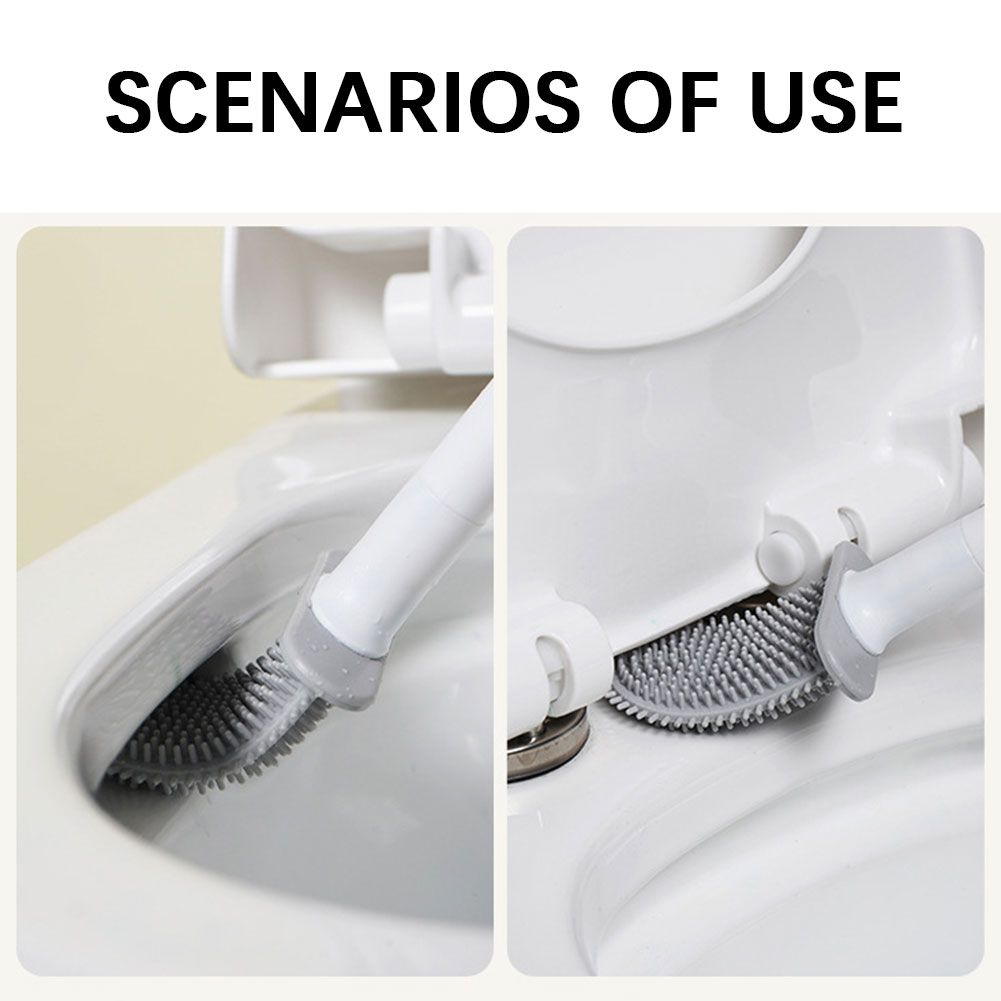 Silicone Toilet Brush With Hol - Home Bathroom Cleaning recension och pris