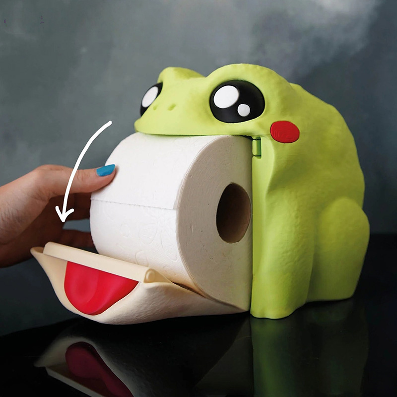 Funny Frog Tissue Box Portable - Home Bathroom Towel Dispenser recension och pris