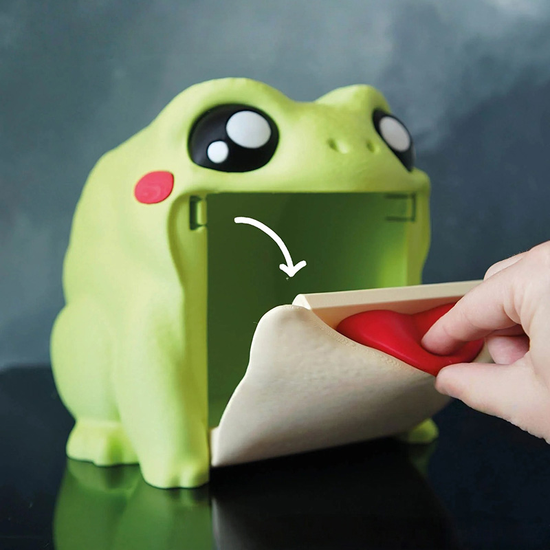 Funny Frog Tissue Box Portable - Home Bathroom Towel Dispenser recension och pris