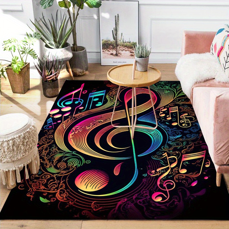 Musical Notes Non-Slip Floor M - Home Toilet Bathroom Design recension och pris