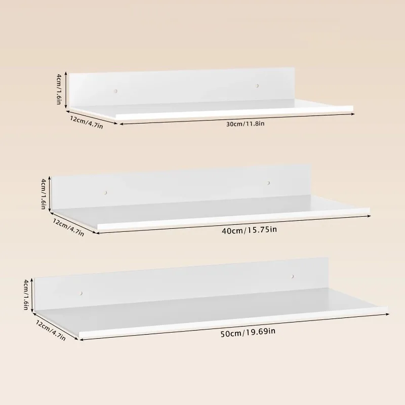 Metal Floating Shelves Wall Mo - Home Creation Bathroom recension och pris