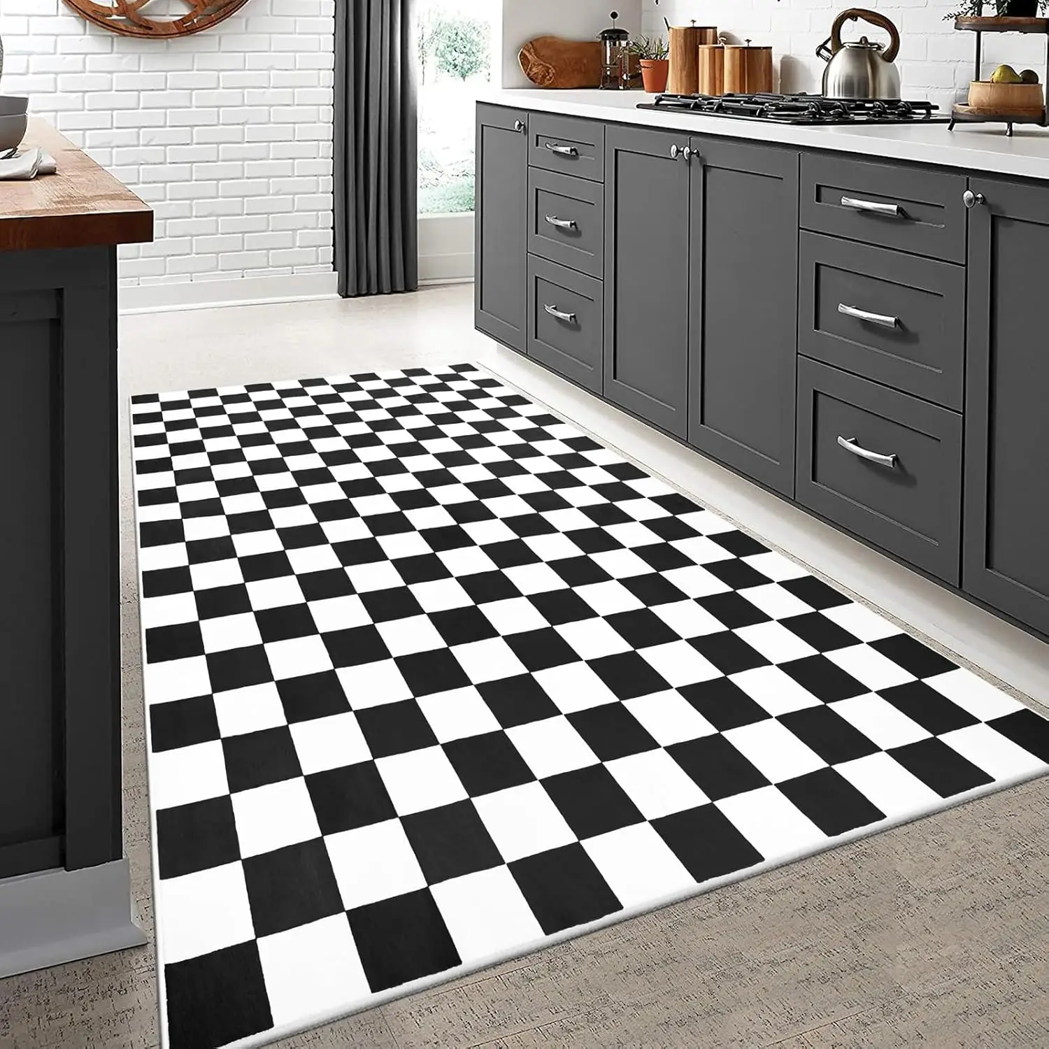 Checkerboard Pattern Carpet Va - Home Toilet Bathroom Design recension och pris