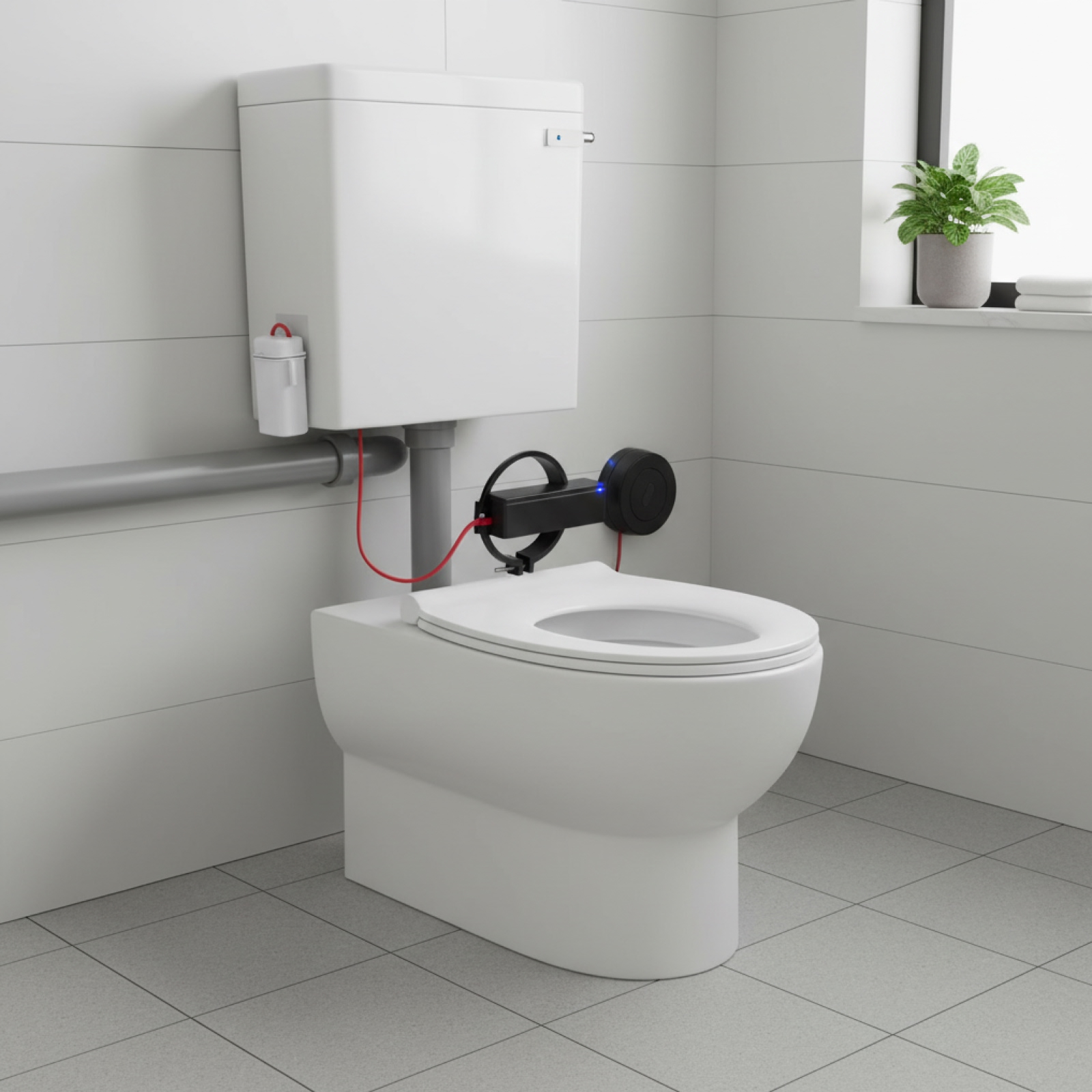 Smart Toilet Flusher Kit Human - Tiny Home Bathroom Kit recension och pris