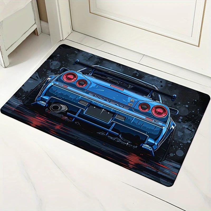 Cool Sports Car Design Doormat - Home Toilet Bathroom Design recension och pris