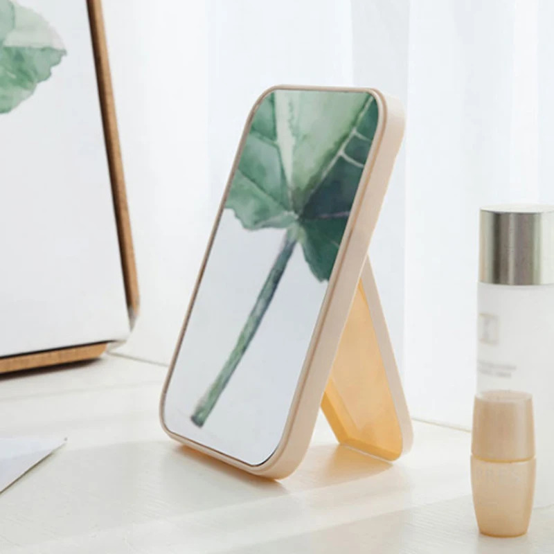 Portable Folding Makeup Mirror - Home Theater Bathroom recension och pris