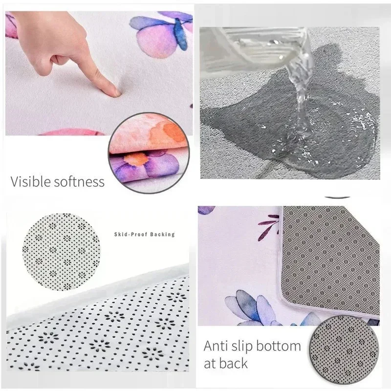 Retro Design Carpet for Living - Home Toilet Bathroom Design recension och pris