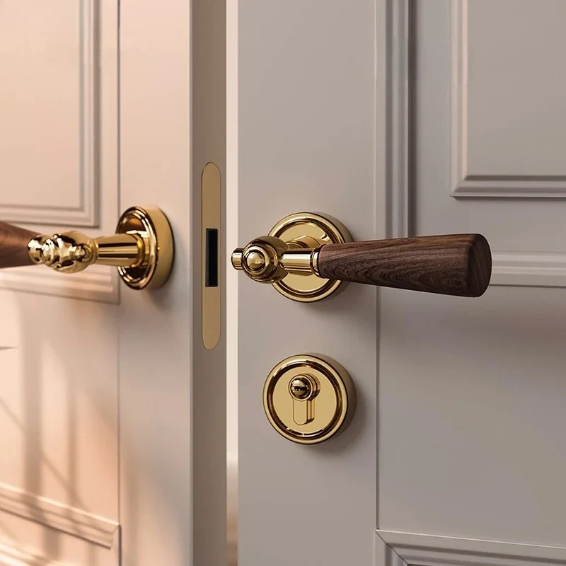 Walnut Wood Handle Zinc Alloy  - Home Hardware Bathroom Accessories recension och pris