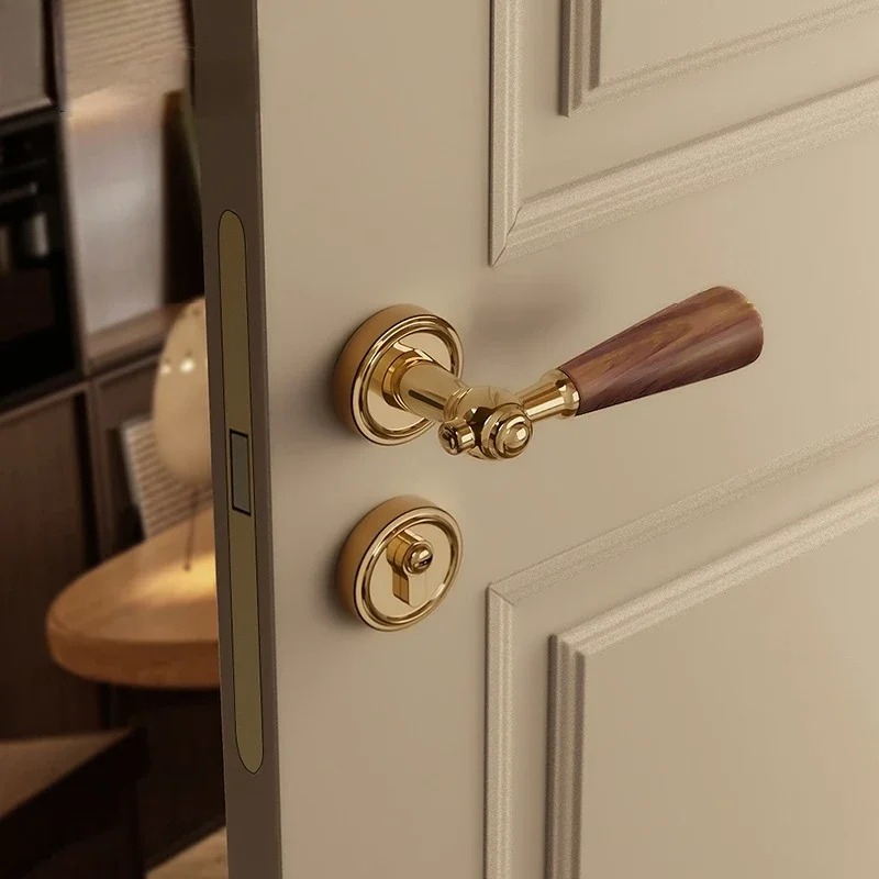 Walnut Wood Handle Zinc Alloy  - Home Hardware Bathroom Accessories recension och pris