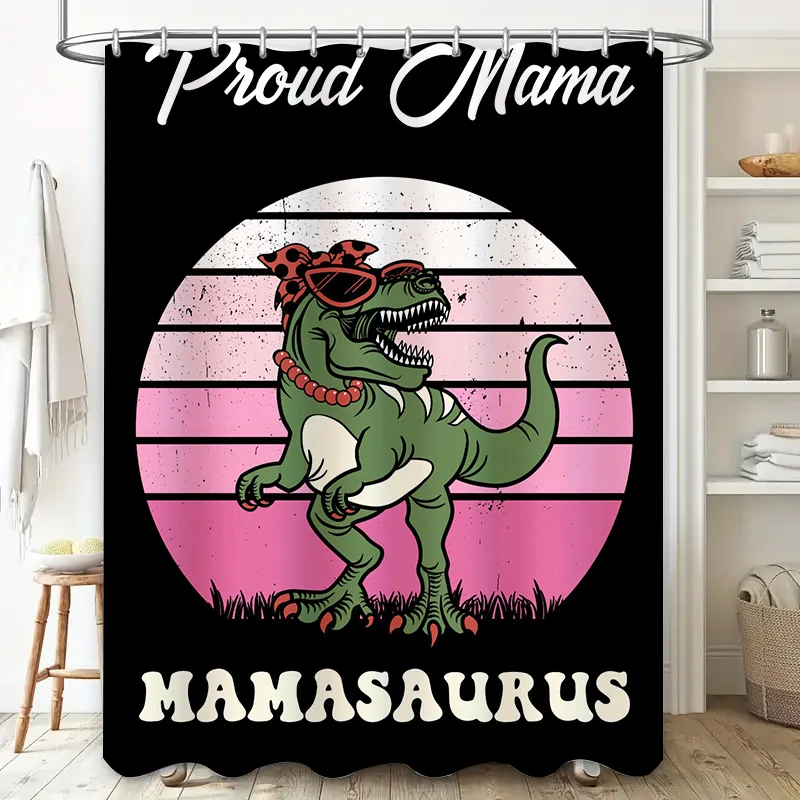 Stylish Mama Dinosaur Shower C - Home Bathroom Ideas recension och pris