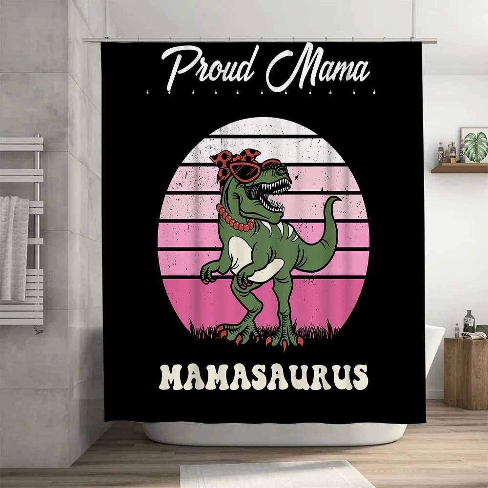 Stylish Mama Dinosaur Shower C - Home Bathroom Ideas recension och pris