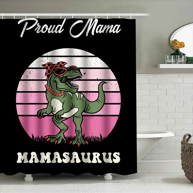 Stylish Mama Dinosaur Shower C - Home Bathroom Ideas recension och pris