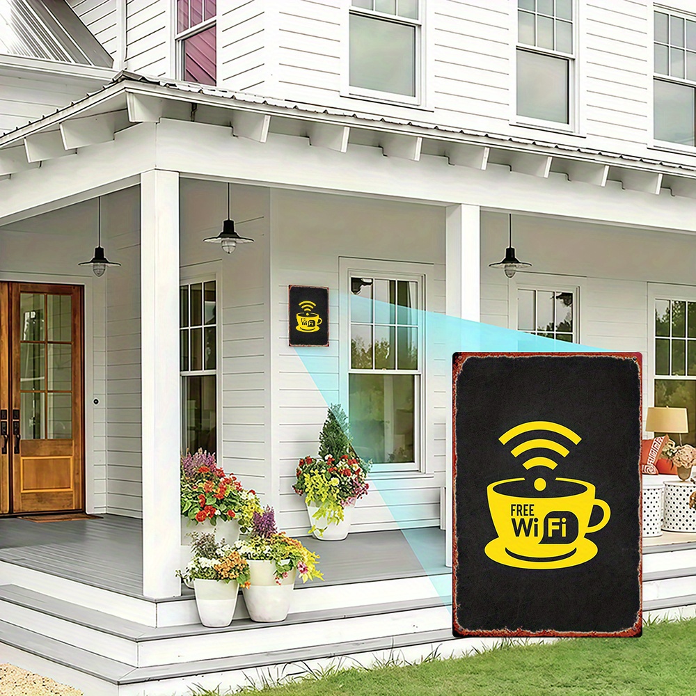 2D Vintage Metal Sign, WiFi Zo - Home Bathroom Ideas recension och pris