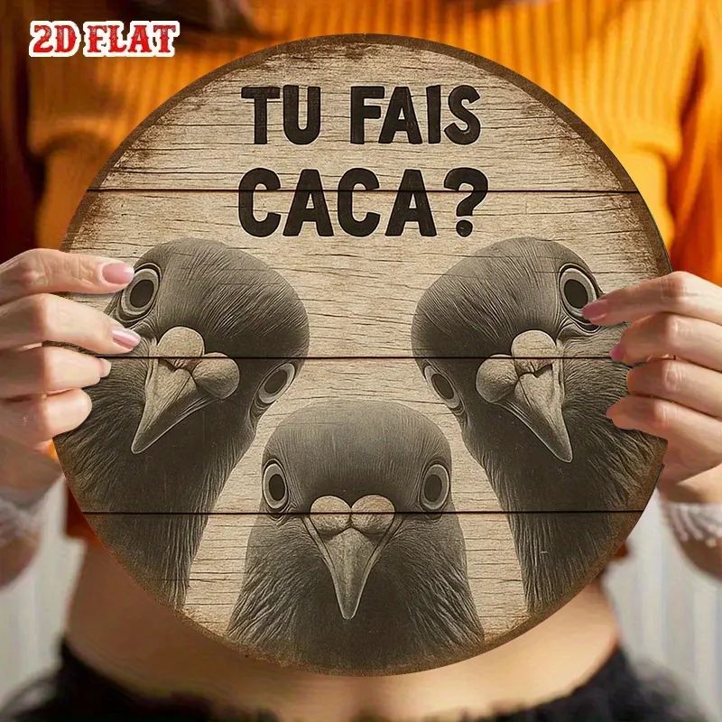 Funny Three Pigeons French Quo - Home Bathroom Quotes recension och pris