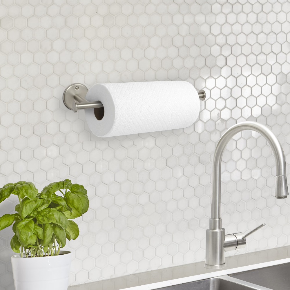 Metal Paper Towel Holder Wall  - Home Bathroom Towel Dispenser recension och pris