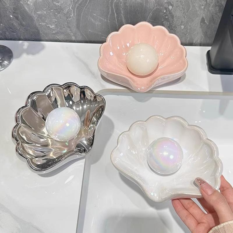 1/2Pcs Shell Shape Drain Soap  - Home Creation Bathroom recension och pris