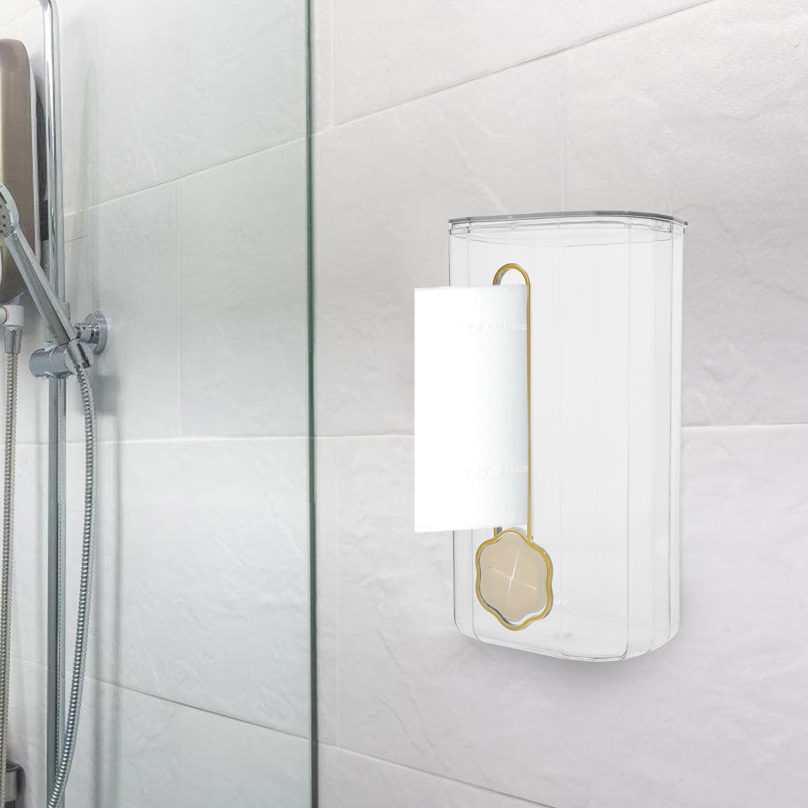 Wall Mounted Tissue Box Holder - Home Bathroom Towel Dispenser recension och pris