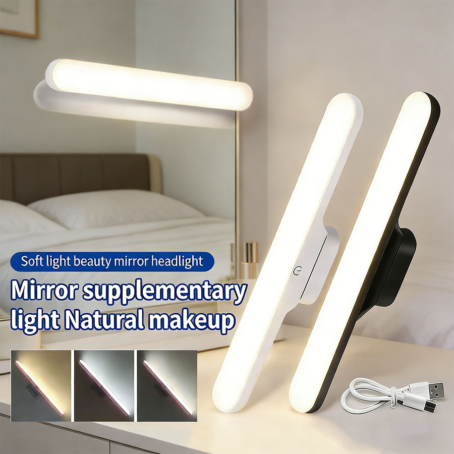 LED Makeup Mirror Light Rechar - Home Theater Bathroom recension och pris