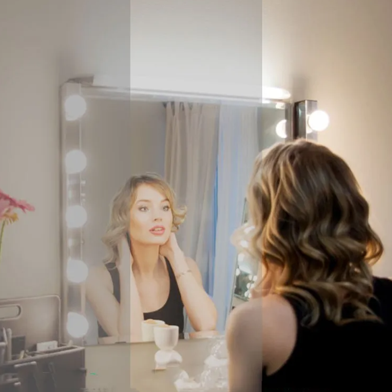 LED Mirror Makeup Mirror w/Lig - Home Theater Bathroom recension och pris
