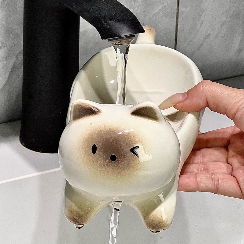 The New High-end Ceramic Soap  - Home Essentials Bathroom Storage recension och pris