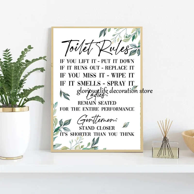 Bathroom Funny Toilet Humour Q - Home Bathroom Quotes recension och pris
