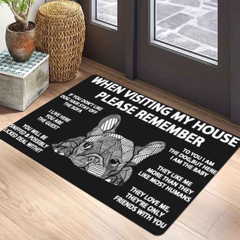Cartoon Geometric Pet Dog Carp - Home Bathroom Quotes recension och pris